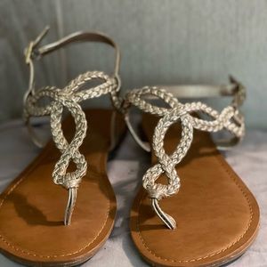gold medina sandals